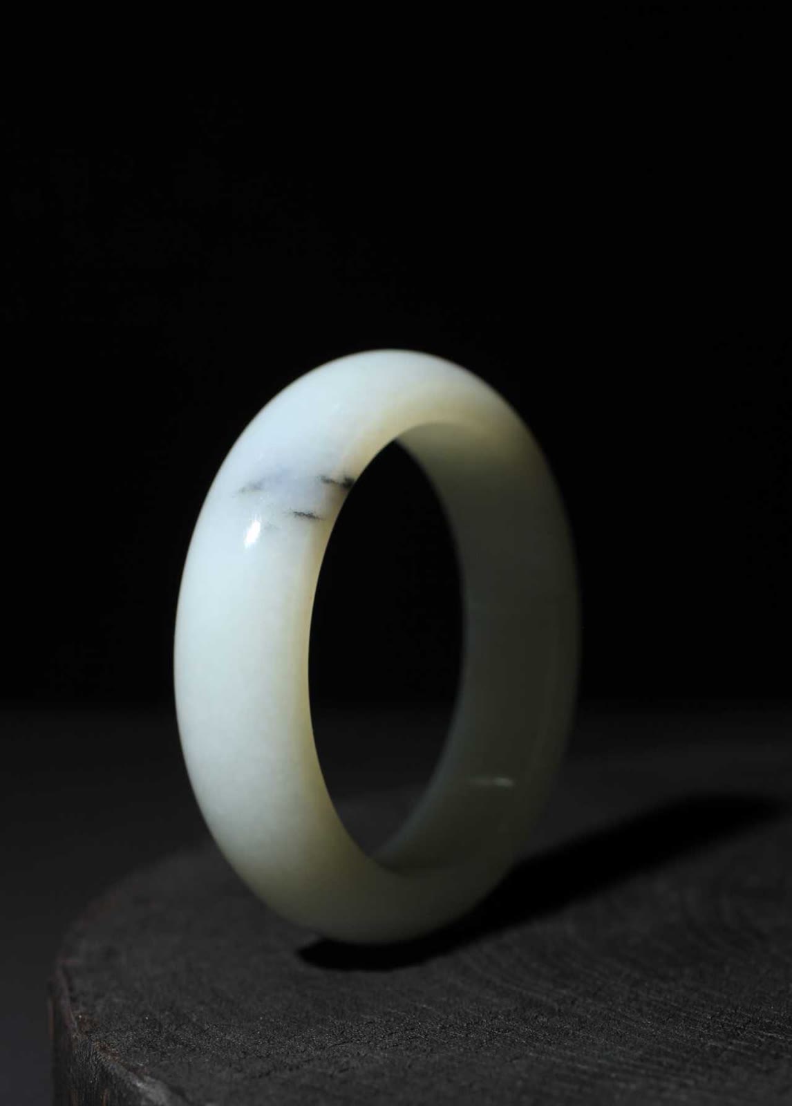 Qinghua Seed Jade Bangle