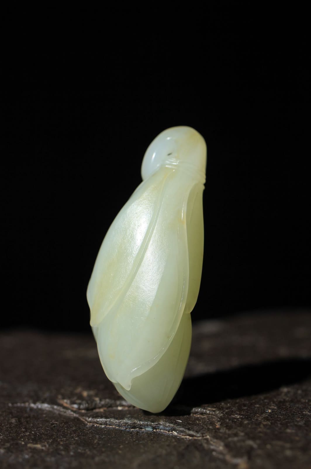 Seed Jade Magnolia Pendant